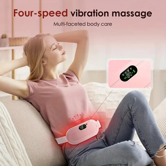 Portable Electric Heating Waist Belt for Menstrual Cramps & Back Pain Relief | USB Rechargeable
