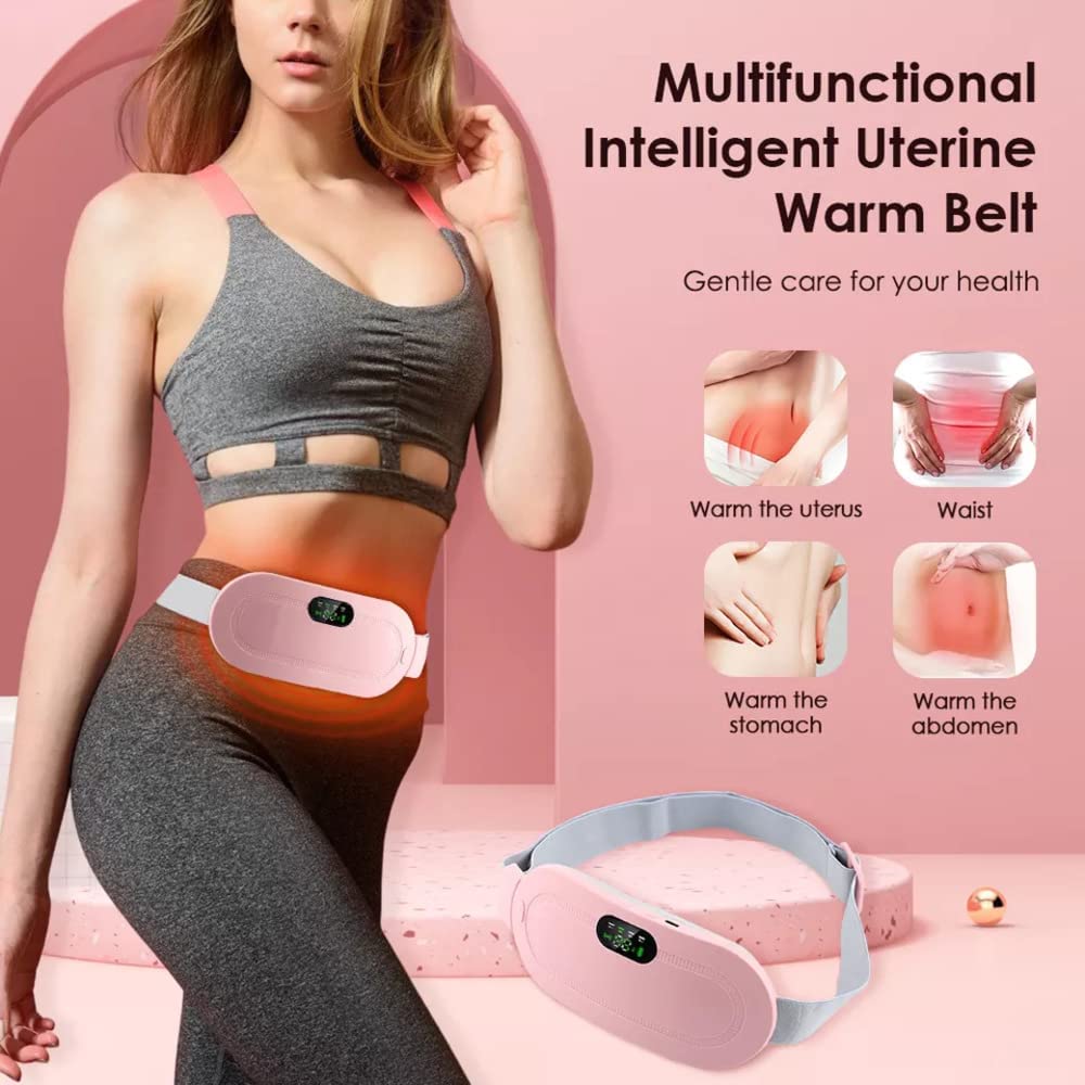 Portable Electric Heating Waist Belt for Menstrual Cramps & Back Pain Relief | USB Rechargeable
