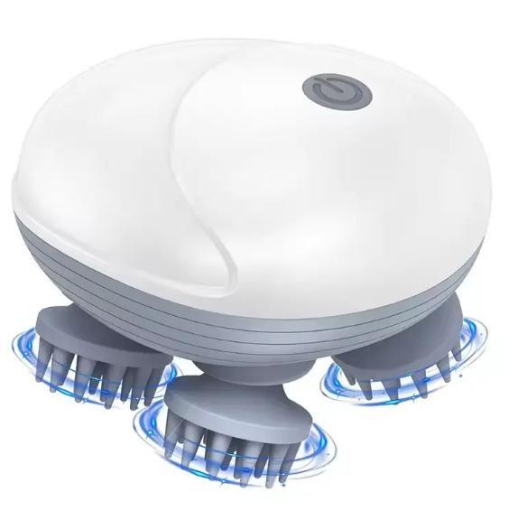 Electric 3D Scalp & Body Massager – Waterproof Deep Kneading Massage Device